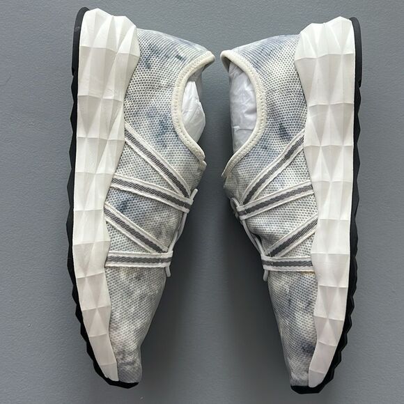 New Isaac Mizrahi Tie Dye Gray Multi Sneakers Size 8.5 - Picture 3 of 7